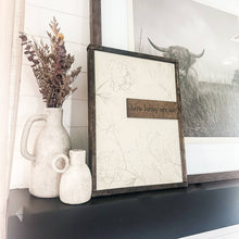 Load image into Gallery viewer, RTS / How Lucky Are We Laser Engraved Wood Sign