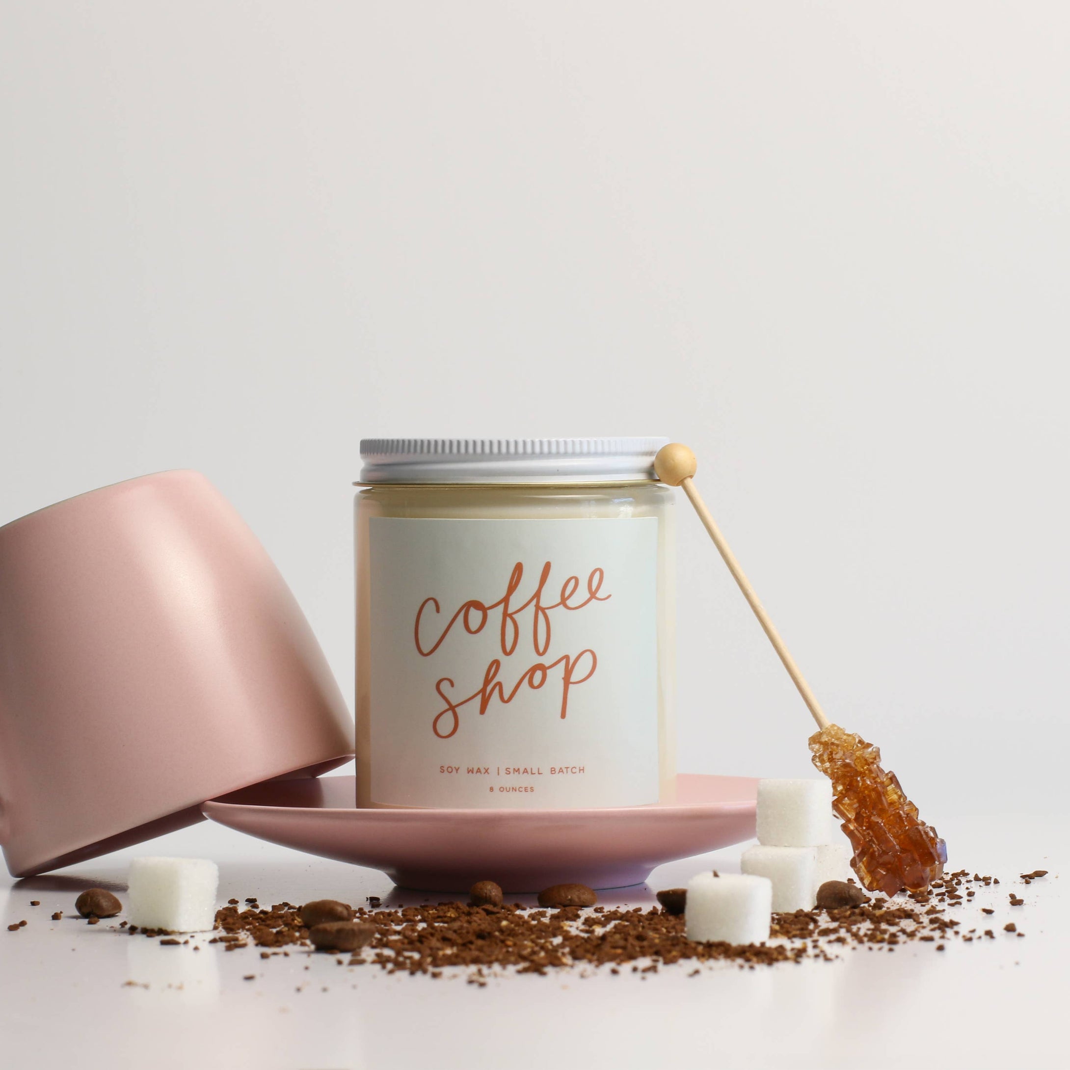 RTS / Coffee Shop - 8oz Soy Candle