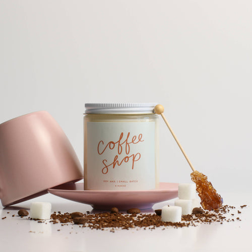 RTS / Coffee Shop - 8oz Soy Candle