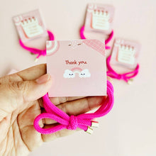 Load image into Gallery viewer, RTS / Love Yourself PINK Hair Tie