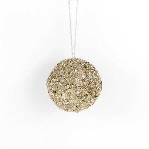 RTS / Jewel Ball Holiday Ornament, champagne