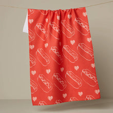 Load image into Gallery viewer, RTS / Lovely Franks Tea Towel: Red