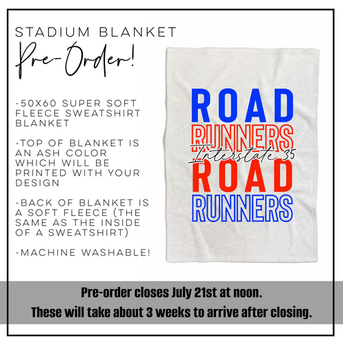 PRE-ORDER | Interstate 35 Stadium Blanket