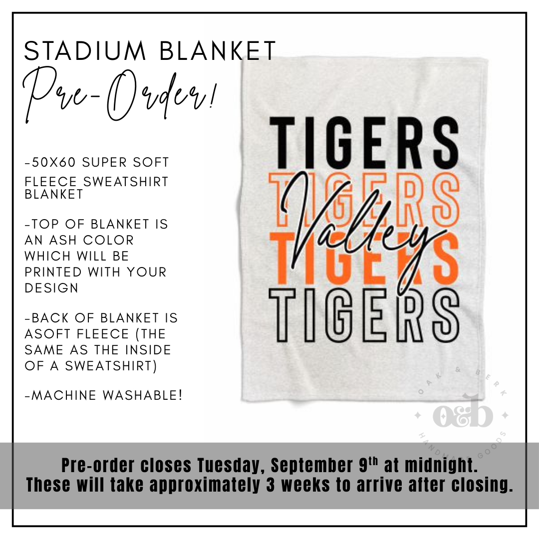PRE-ORDER | Valley Stadium Blanket