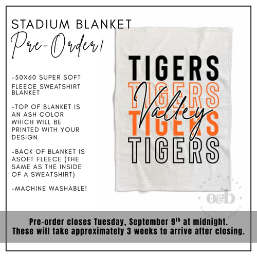 PRE-ORDER | Valley Stadium Blanket
