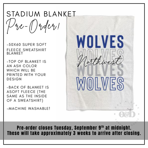 PRE-ORDER | Northwest Stadium Blanket