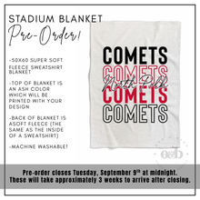 Load image into Gallery viewer, PRE-ORDER | North Polk Stadium Blanket