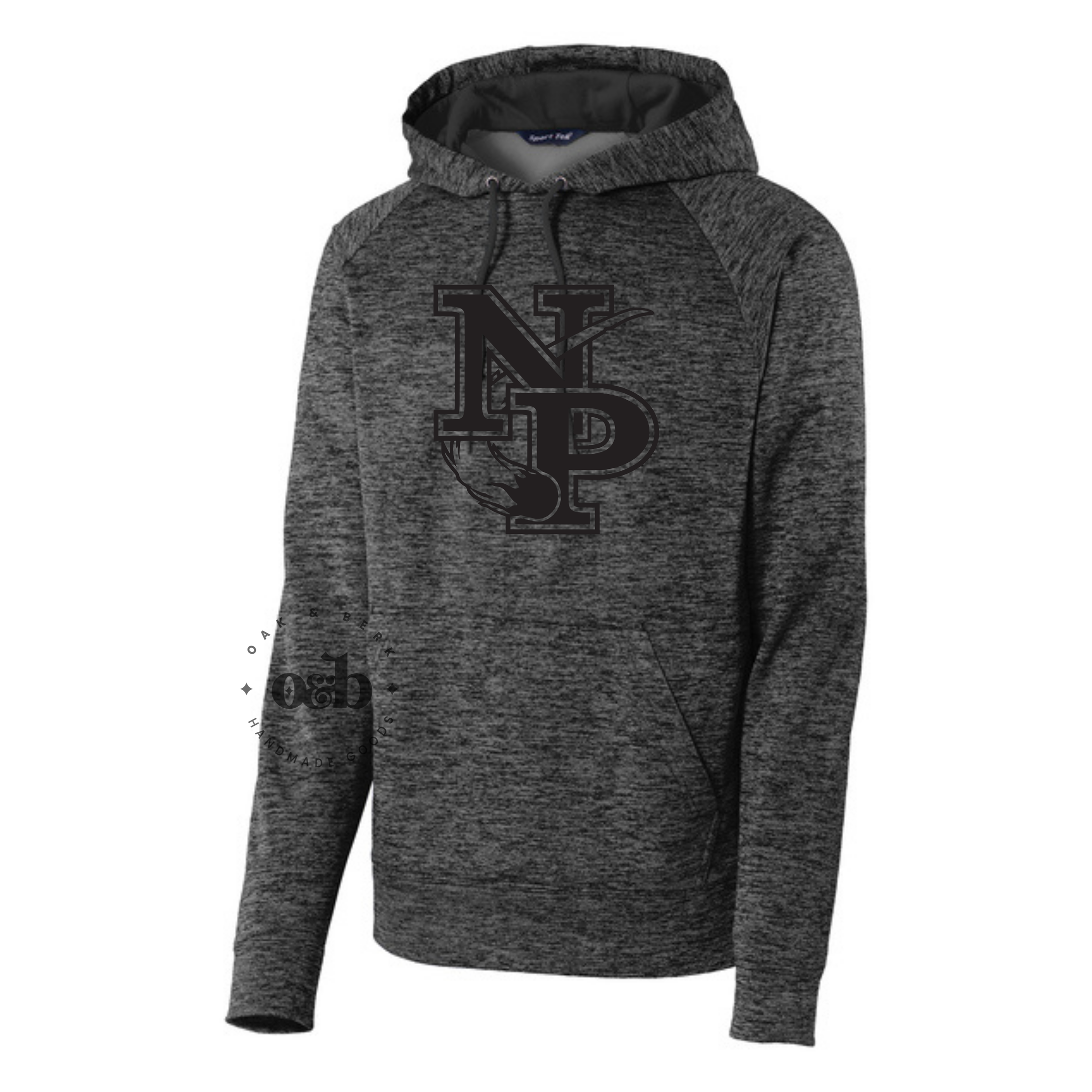 RTS / Blackout NP Logo, performance hoodie