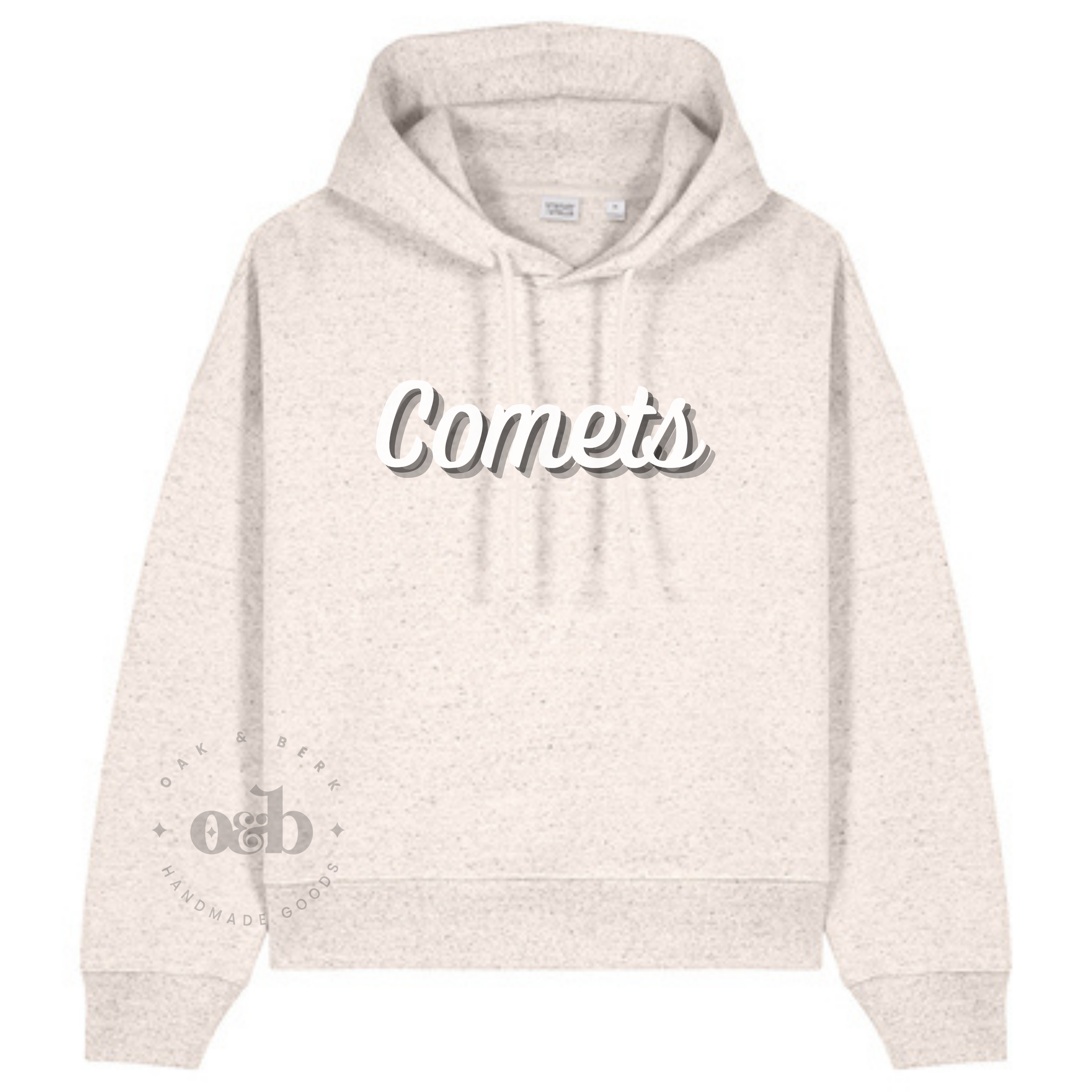 MTO / Comets, boxy hoodie
