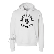 Load image into Gallery viewer, RTS / North Polk Comets Circle Grunge, bella hoodie