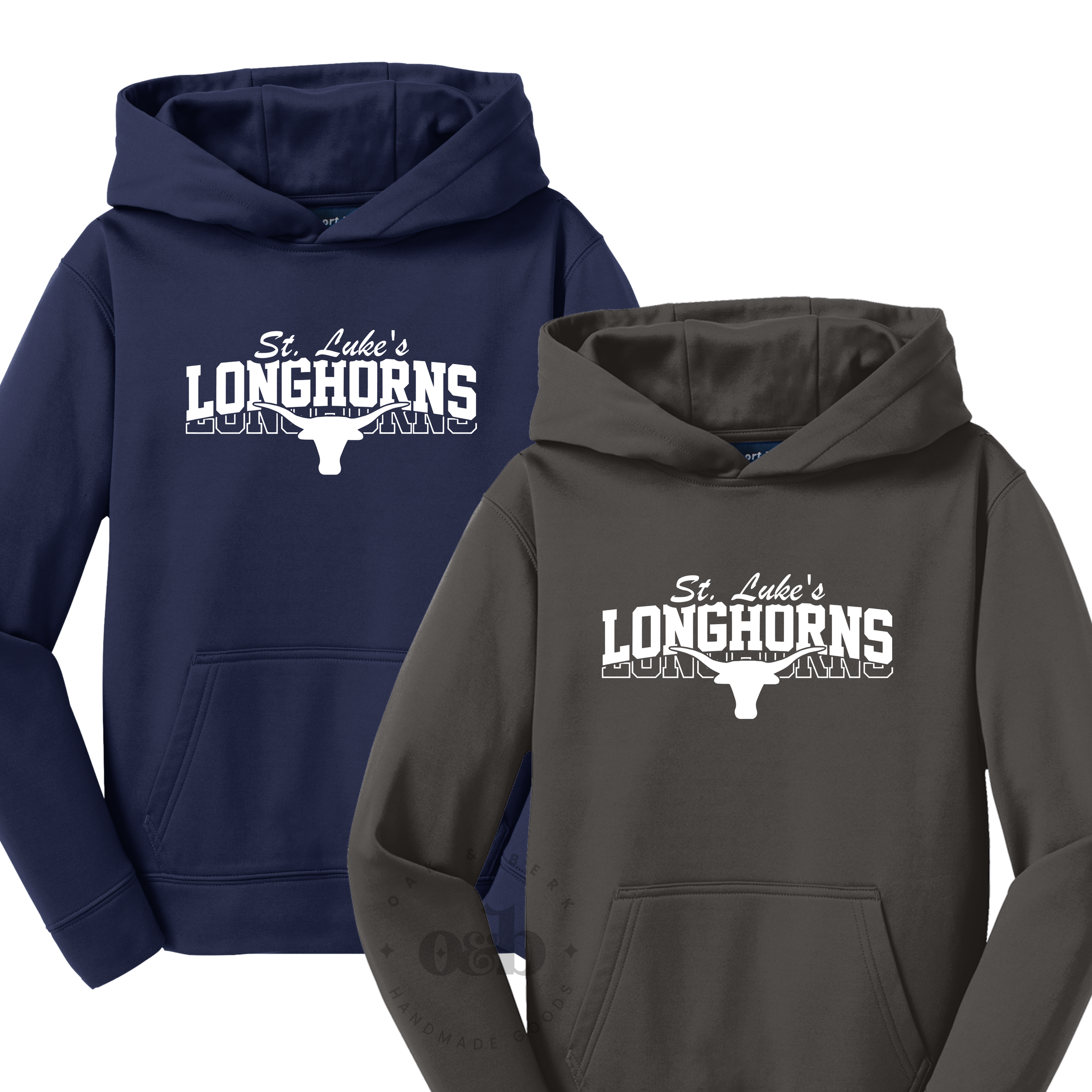 MTO / St. Luke's Longhorns, performance hoodie