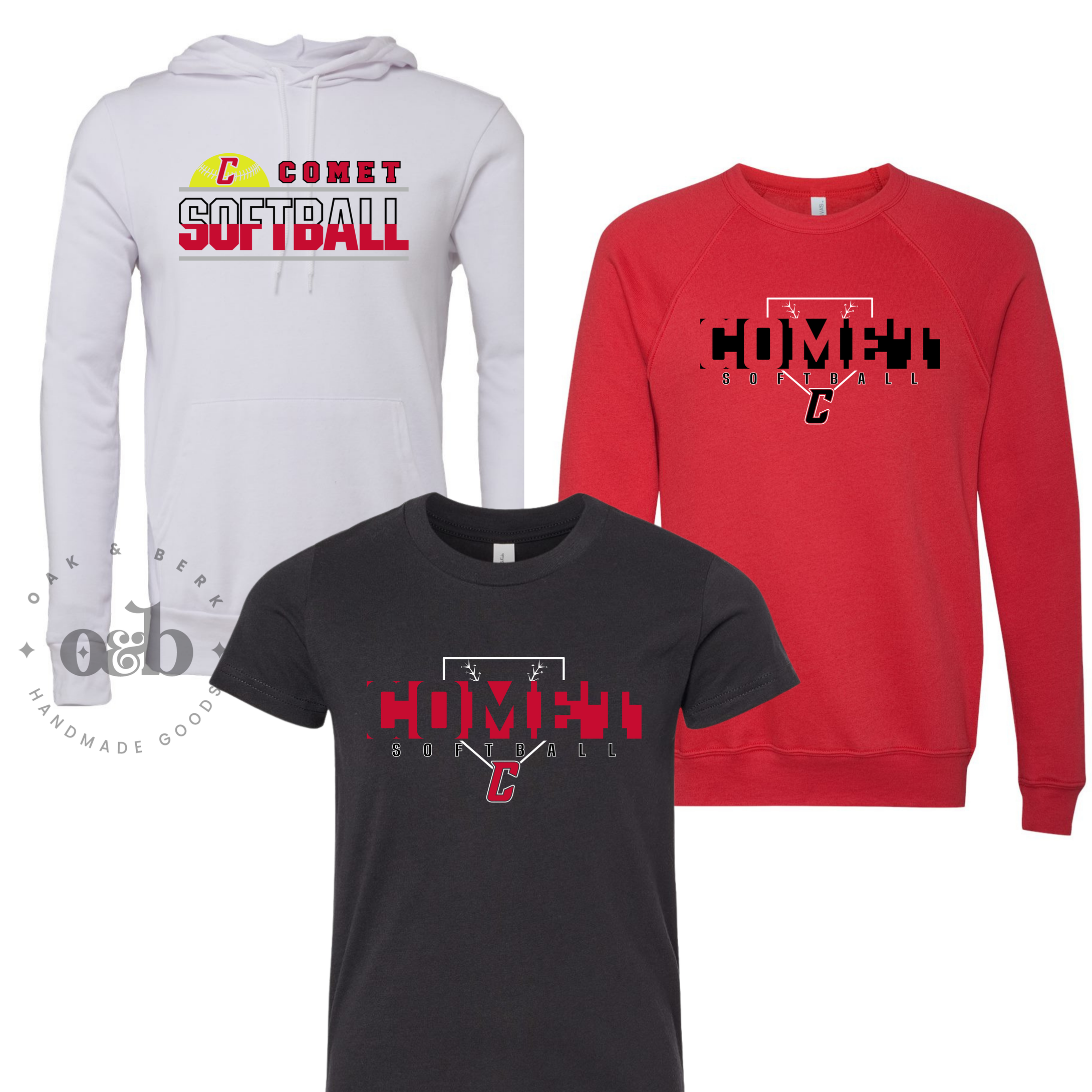 MTO / 11U Comet Softball, bella+canvas