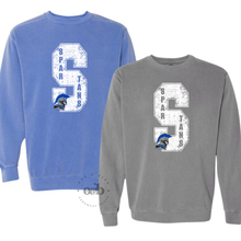 Load image into Gallery viewer, MTO / Spartans Distressed S crewneck, adult