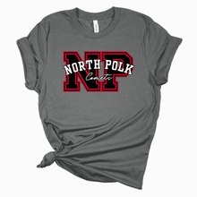 Load image into Gallery viewer, RTS / Varsity NP North Polk Comets, unisex tee