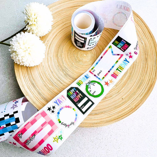 RTS / Roll of Adhesive Gift Tags for All Occasions