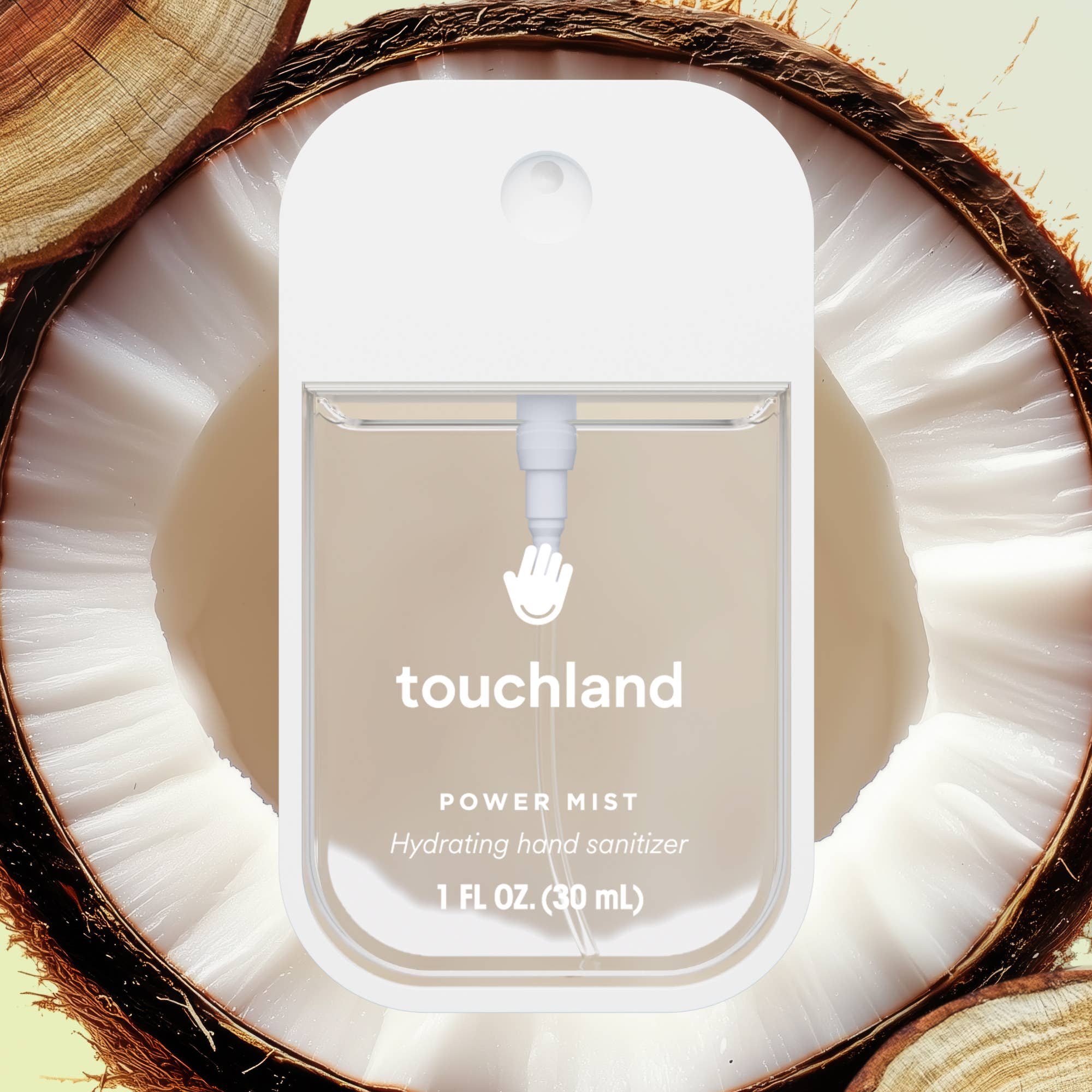 RTS / Touchland, Beach Coco Power Mist Hydrating Hand Sanitizer