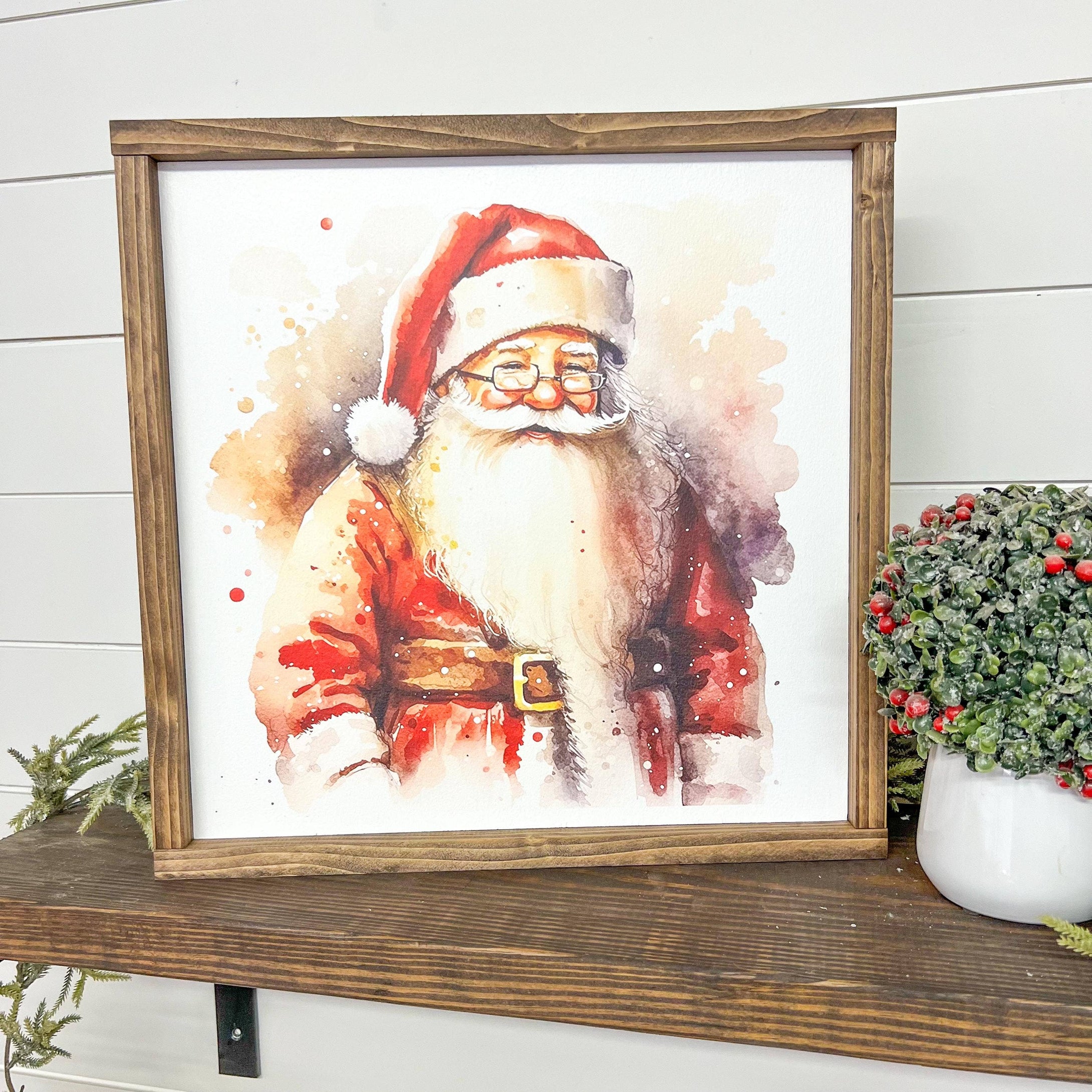 RTS / Watercolor Santa