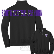 Load image into Gallery viewer, MTO / South Central Calhoun Titans, extended back 1/4 zip