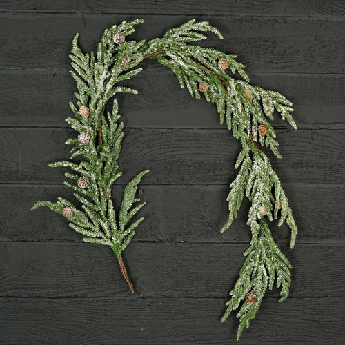 RTS / Snowy Soft Touch Norfolk Pine Garland
