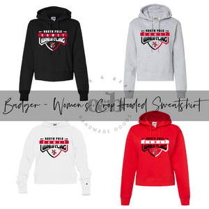 MTO / Comets Wrestling, women's cropped hoodie