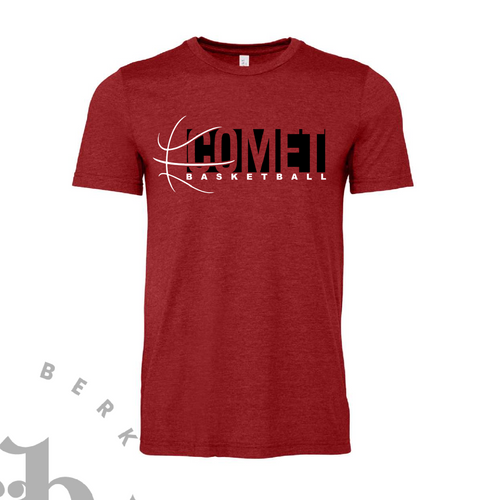 RTS / Simple Comet Basketball Tee, red