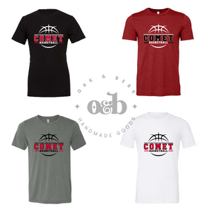 MTO / Comet Basketball, adult tees