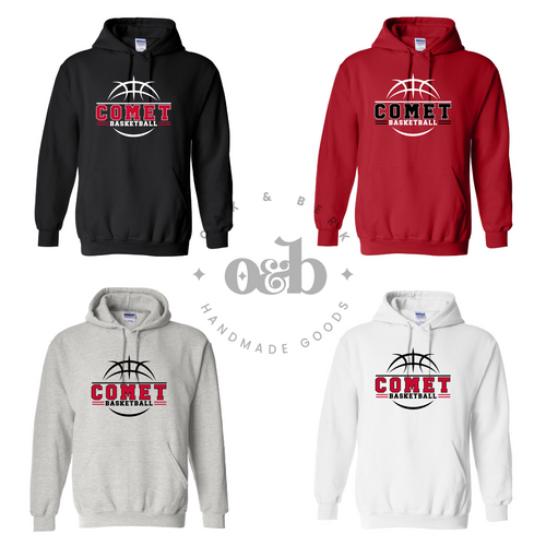 MTO / Comet Basketball, gildan sweatshirts