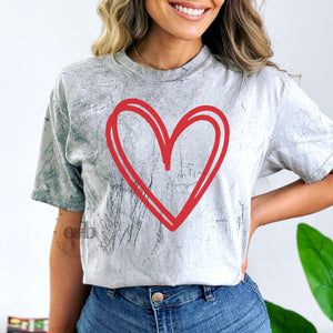 MTO / Simple Heart, tee+sweatshirt