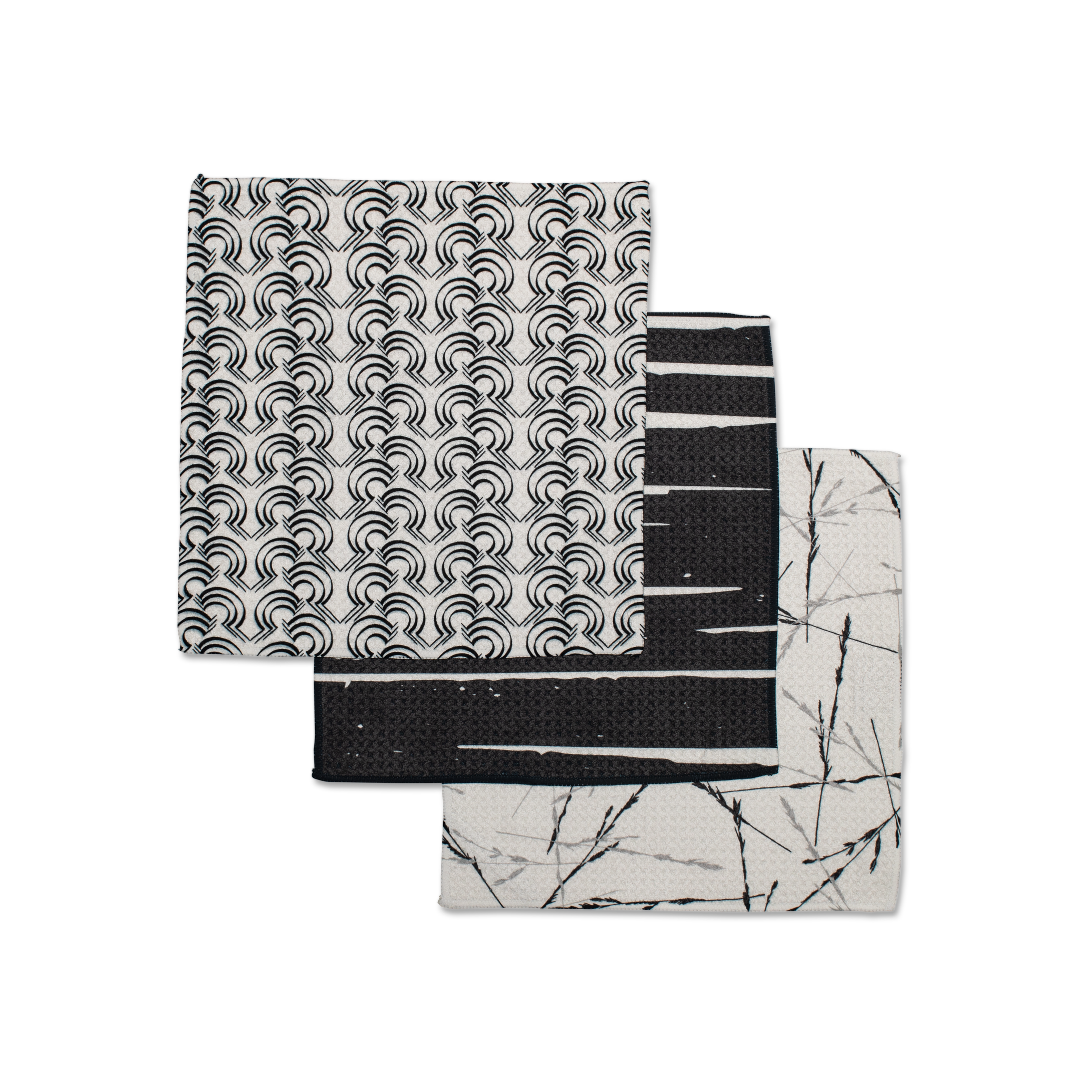 Geometry / Night Reeds Dishcloth Set