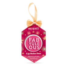 Load image into Gallery viewer, RTS / Mad Beauty FabYuleOus Lip Balm Duo