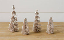 Load image into Gallery viewer, RTS / Bottle Brush Trees - Flocked, Champagne