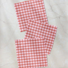 Load image into Gallery viewer, RTS / Cupid's Plaid Dishcloth Set