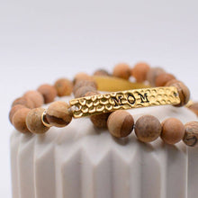 Load image into Gallery viewer, RTS / MOM Stone Stretch Bracelet: Pink