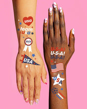 Load image into Gallery viewer, RTS / USA Temporary Tattoos