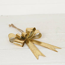 Load image into Gallery viewer, RTS / Dazzling Gold Metal Bow Ornament