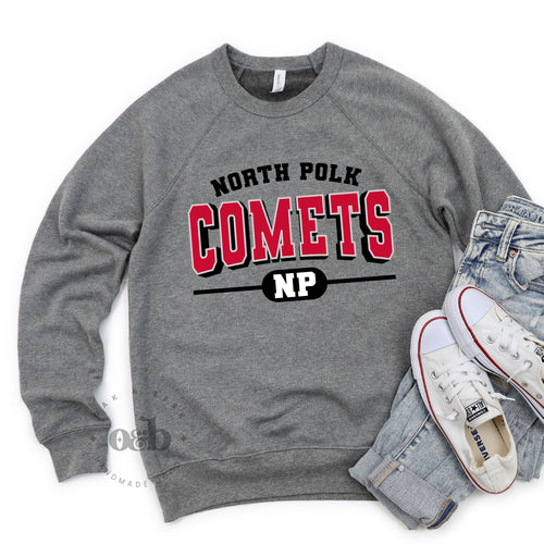 RTS / Varsity North Polk Comets, sweatshirt