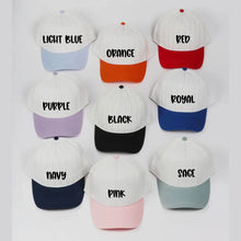Load image into Gallery viewer, PRE-ORDER | Custom Embroidered Pinstripe Hats