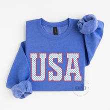 Load image into Gallery viewer, RTS / USA Polka Dot Crewneck