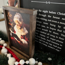 Load image into Gallery viewer, RTS / Vintage Mrs. Claus Reading