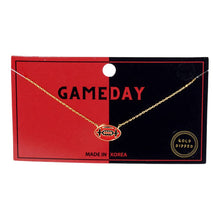 Load image into Gallery viewer, RTS / Gameday Football Pendant Necklace
