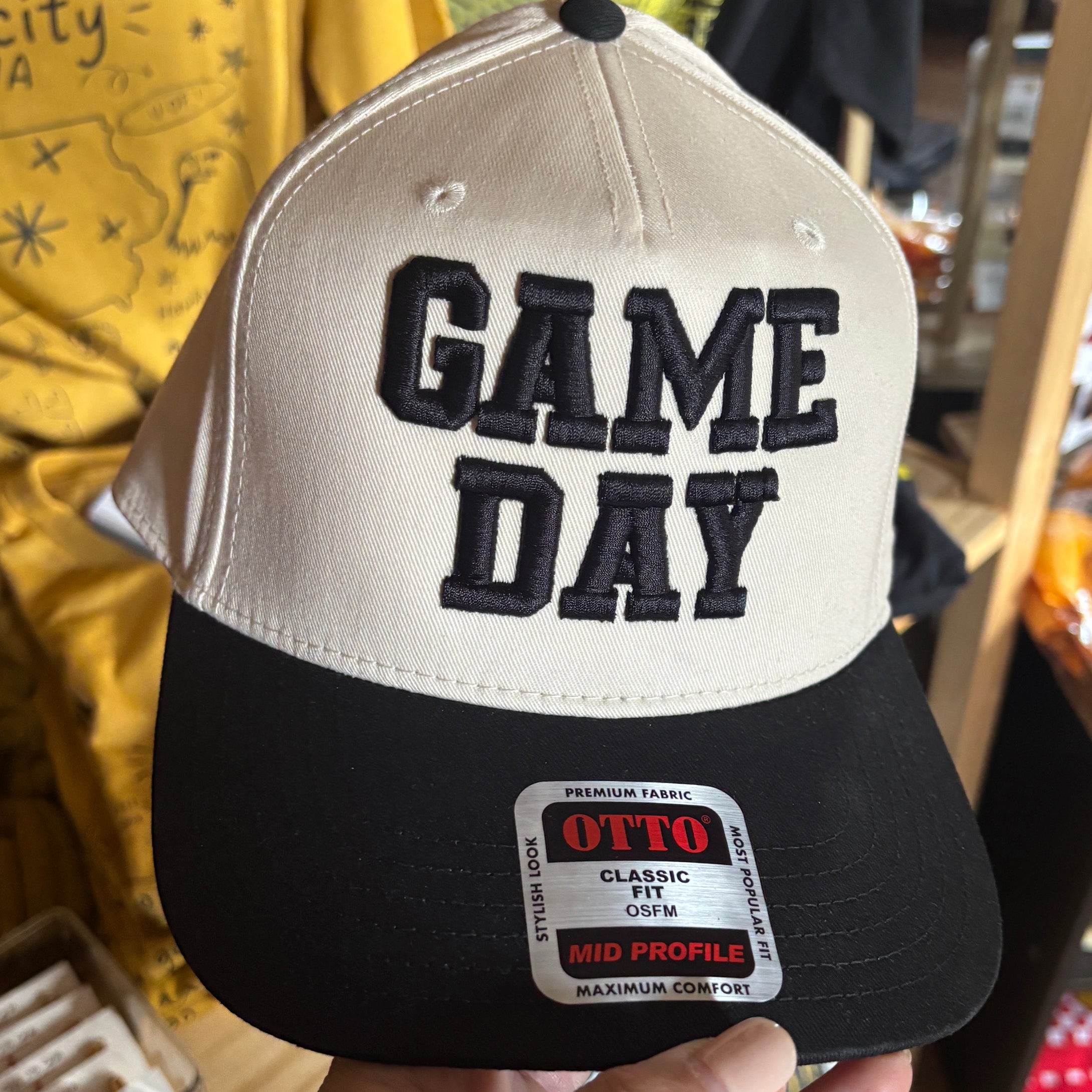 RTS / Game Day Embroidered Otto Two Tone Hat, black