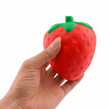Load image into Gallery viewer, RTS / Large Strawberry Slow Rising Squishy