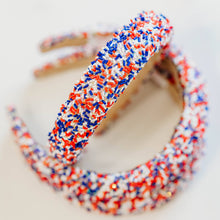 Load image into Gallery viewer, RTS / Beaded Headband - Star Spangled Sprinkles
