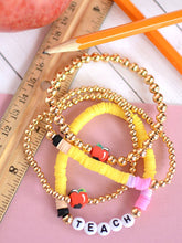 Load image into Gallery viewer, RTS / Teach Stacked Bracelet Set