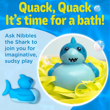 Load image into Gallery viewer, RTS / Bathtime Soap Noodles: Puddles the Kitty