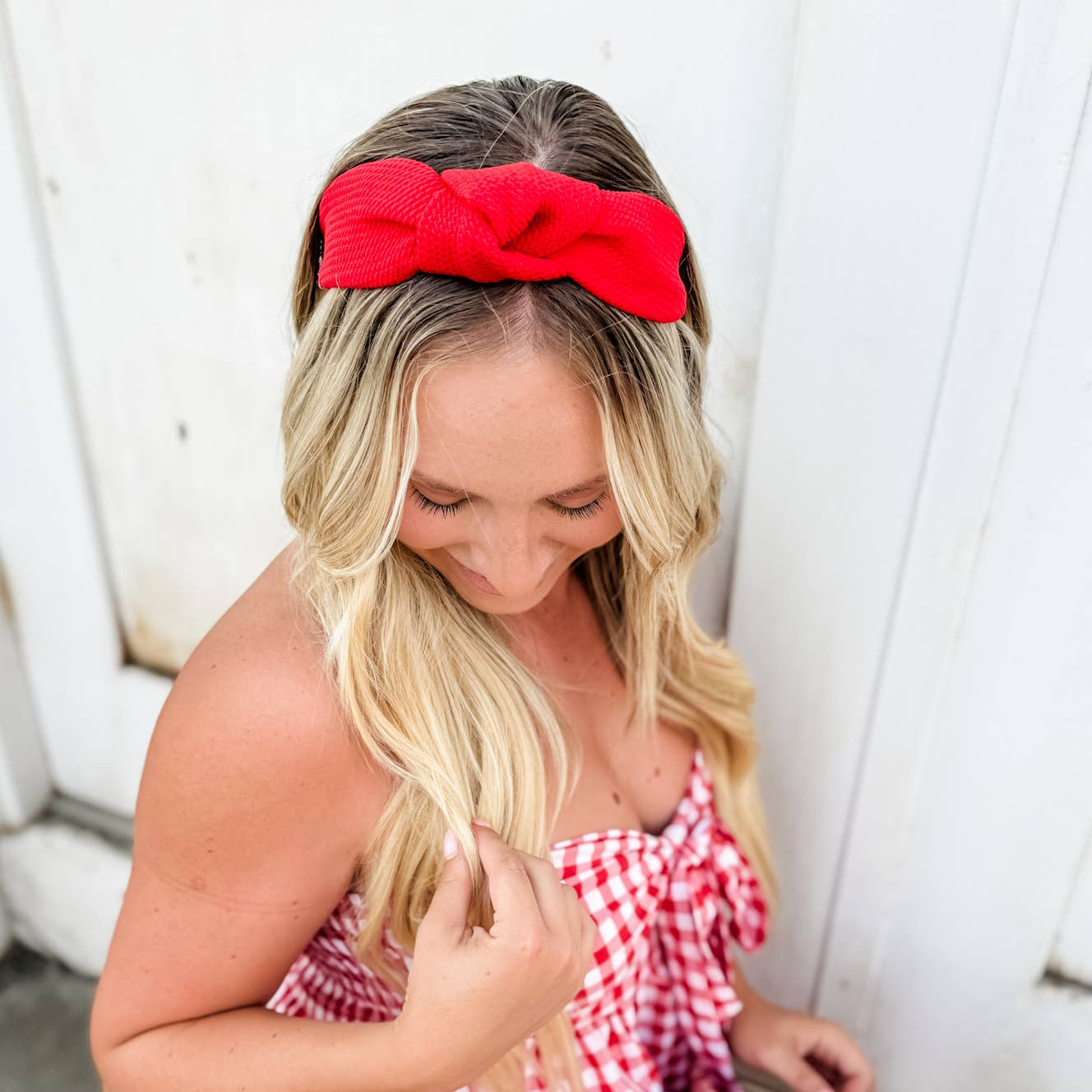 RTS / Scarlet Red Structured Headband