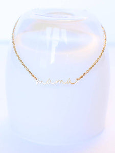 RTS / Mama Necklace: Gold
