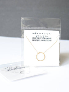 RTS / Go with all your Heart Necklace: Gold