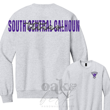 Load image into Gallery viewer, MTO / South Central Calhoun Titans, extended back crewneck