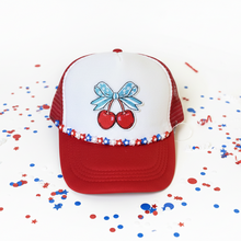 Load image into Gallery viewer, RTS / Cherry Glory Trucker Hat